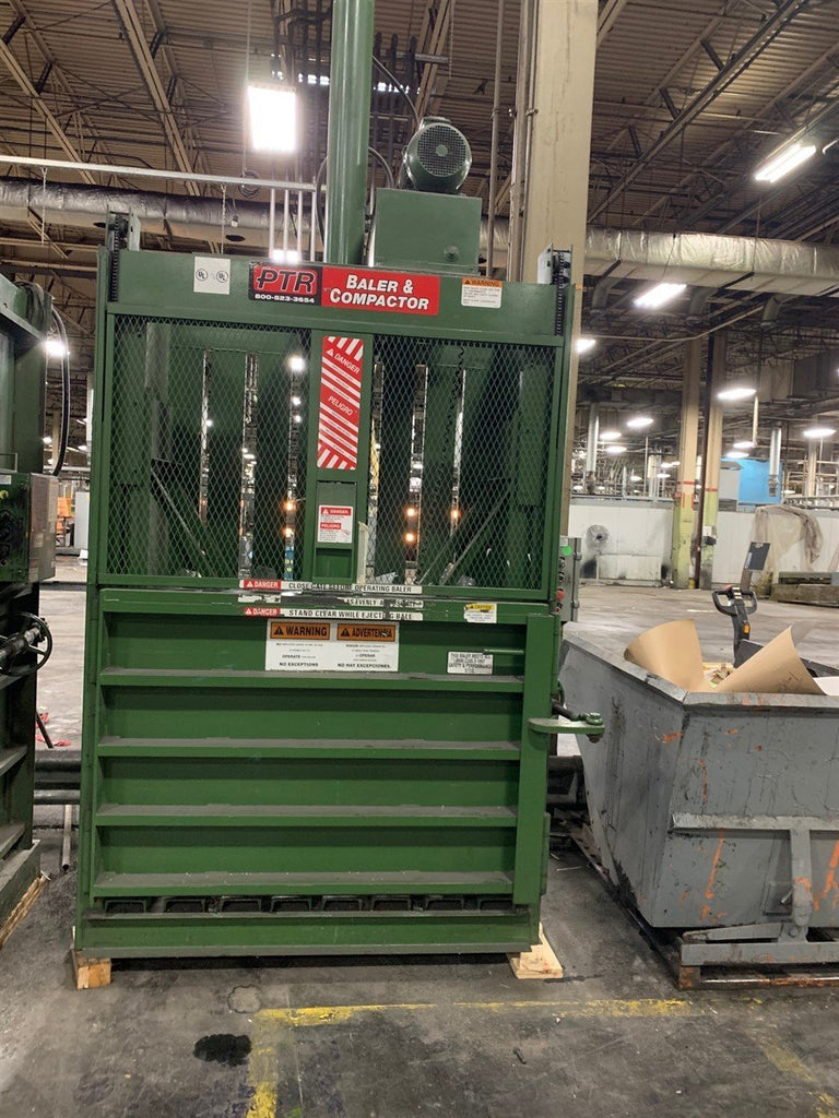 PTR 2300 HD Baler Compactor 10 HP 3 Phase 60" x 30" x 42" baler