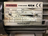 Leister G63A2 0.3 KW AC blower 265/460 volts 3420 Rpm