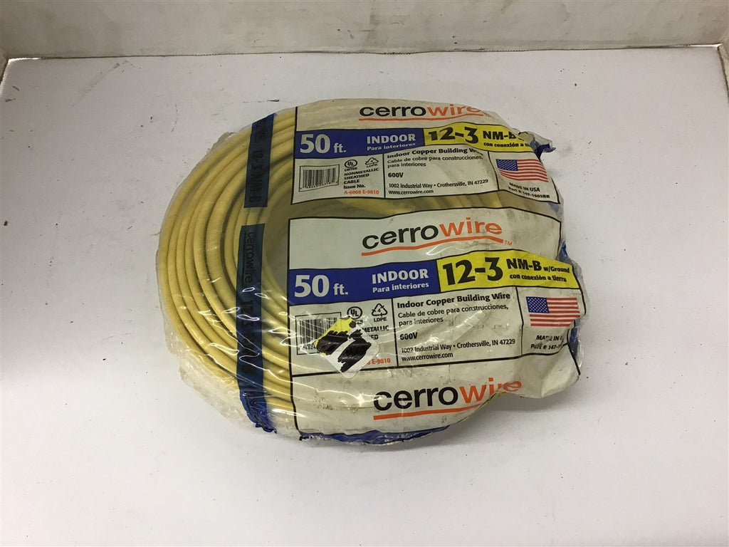 Cerro Wire 12-3 NM-B indoor Building Wire