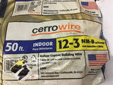 Cerro Wire 12-3 NM-B indoor Building Wire