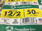 Southwire 12/2 50 FT With Ground 600 Volts Outdoor Wire