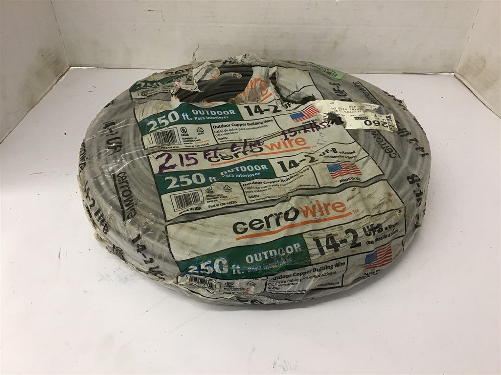 Cerro Wire 14-2 Outdoor Copper Building Wire 215 FT