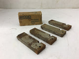 Ridgid Pipe Thread Dies 4pcs 1/2"-3/4" NPT