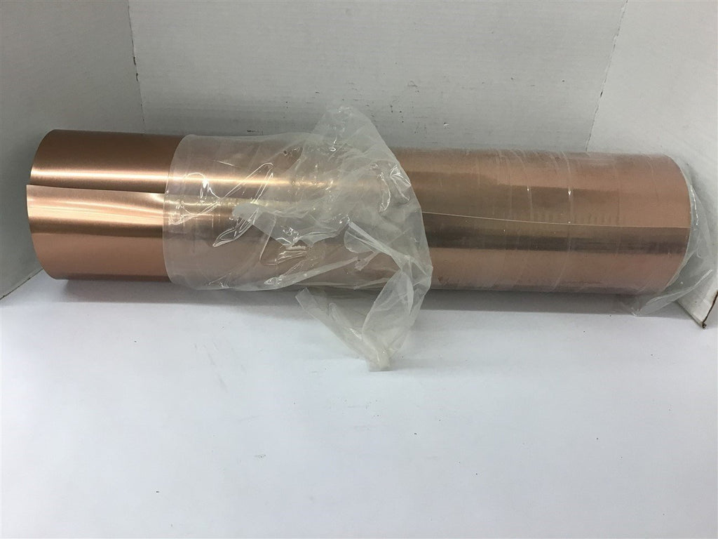 White Vinyl Sheets/Roll With Copper Tone Finish 107.15 SQ FT per Roll 24" Wide