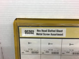 Assorted Lot of Hex Head Slotted Sheet Metal Screws