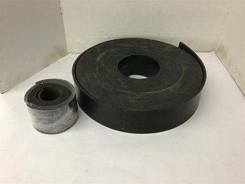 Black Rubber Belt 50 FT 1/4" Thick 3" Wide