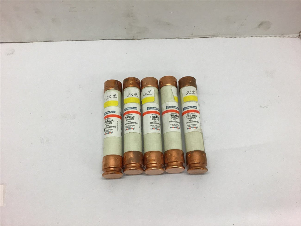 Ferraz Shawmut TRS40R 40A Fuse Lot of 5