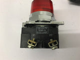 Cutler-Hammer 10250T/9100CT Red Pilot Light 120 Volts Lot Of 2