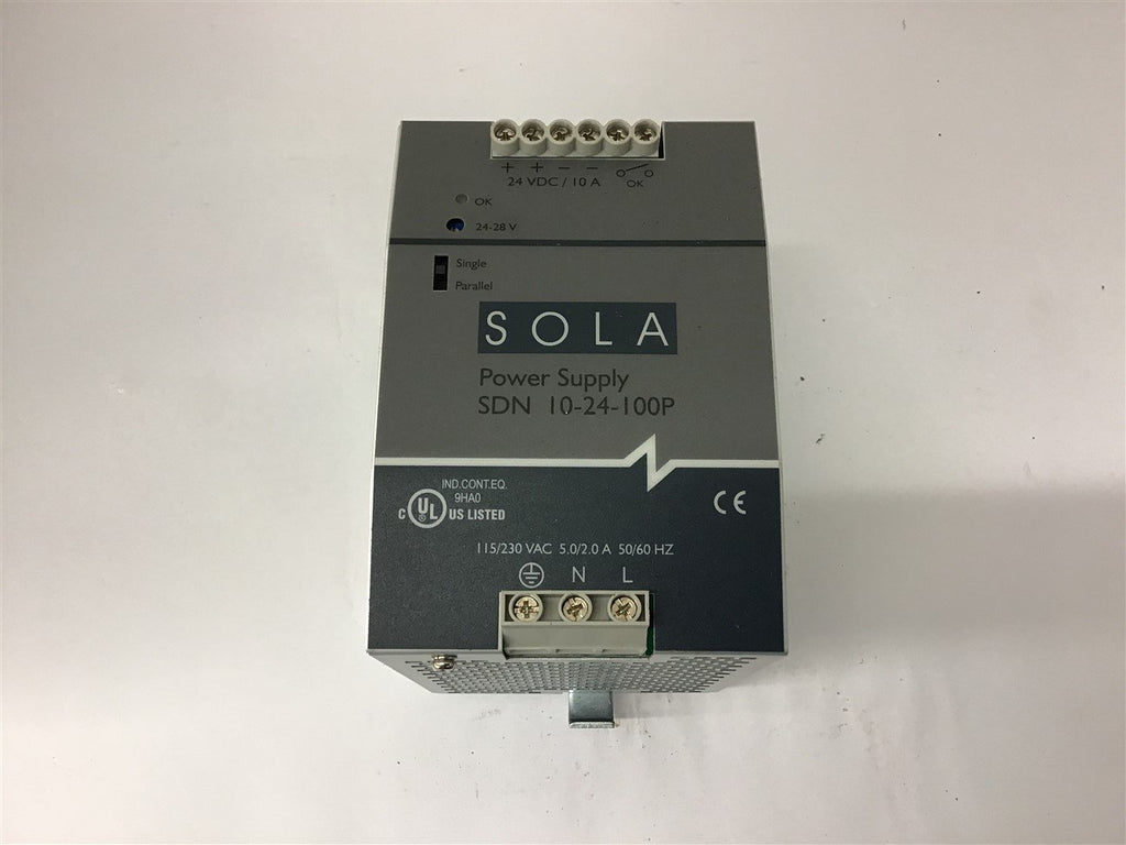 SOLA Power Supply SDN 10-24-100P 115/230 Vac