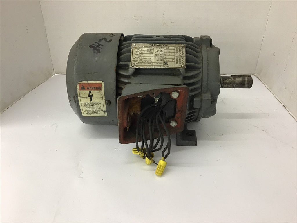 Siemens RGZ 2 HP AC Motor 230/460 volts 1800 Rpm 4P 145T