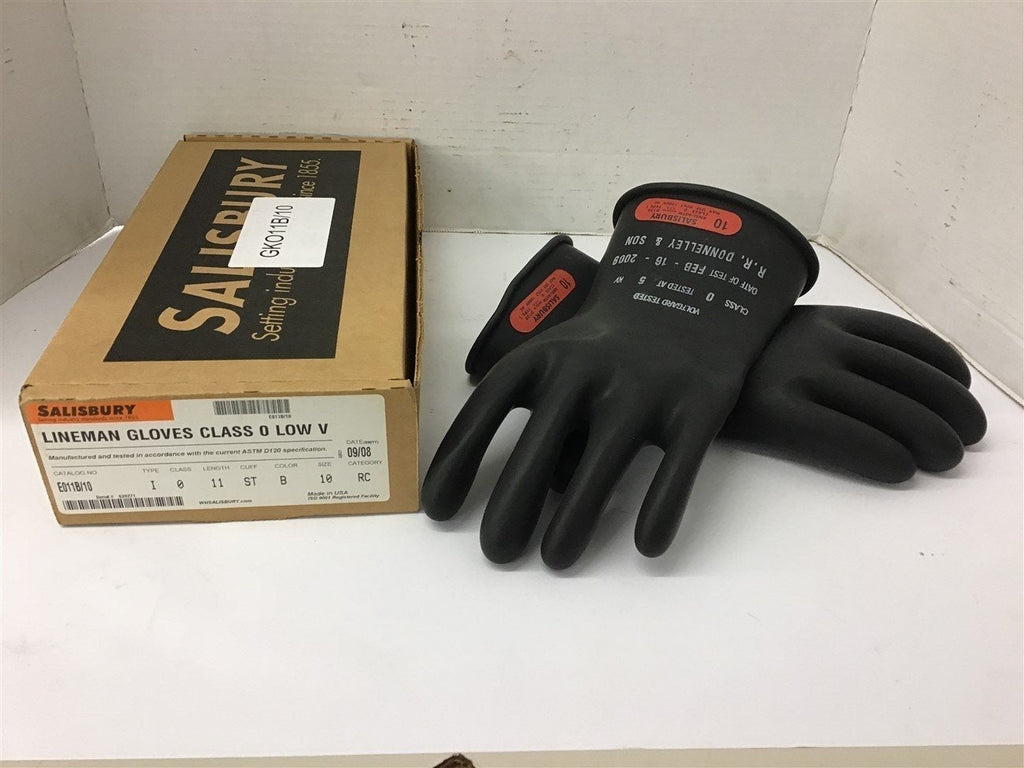Salisbury E011B/10 Lineman Gloves Size 10