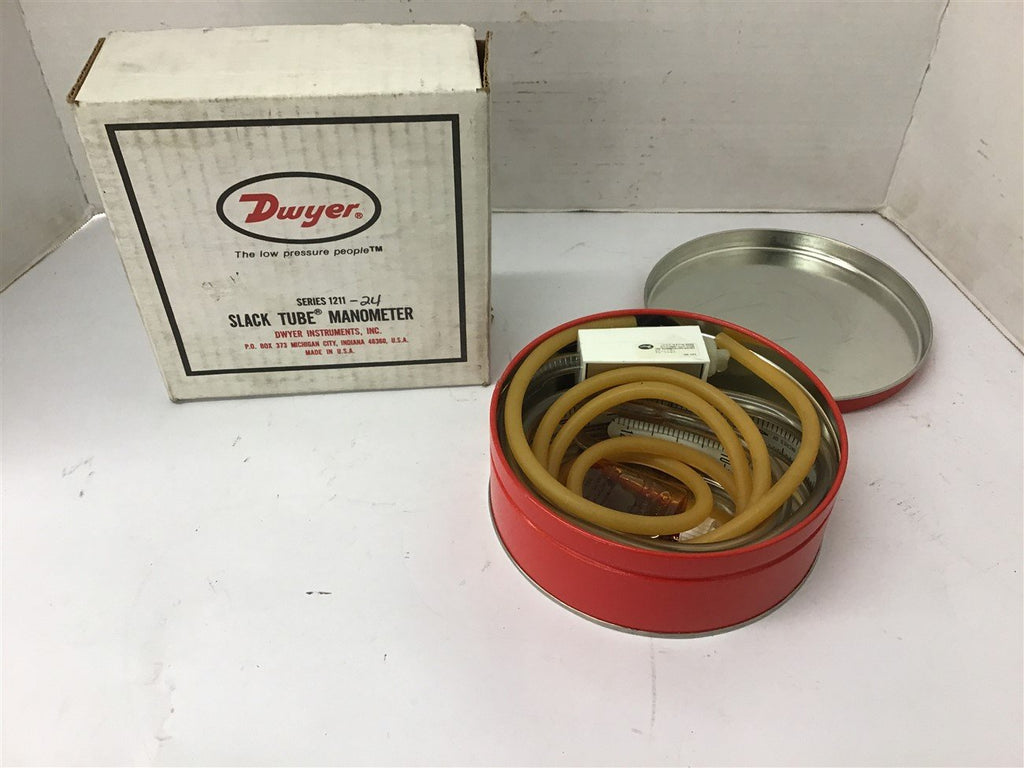 Dwyer Series 121124 Slack Tube Manometer BME Bearings and Surplus