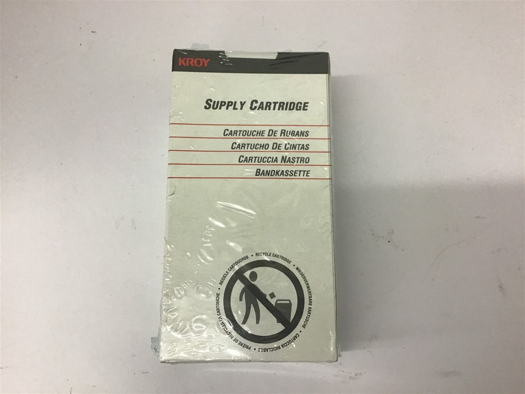 Kroy 3/16" White Shrink Tube 2470011 Supply Cartridge