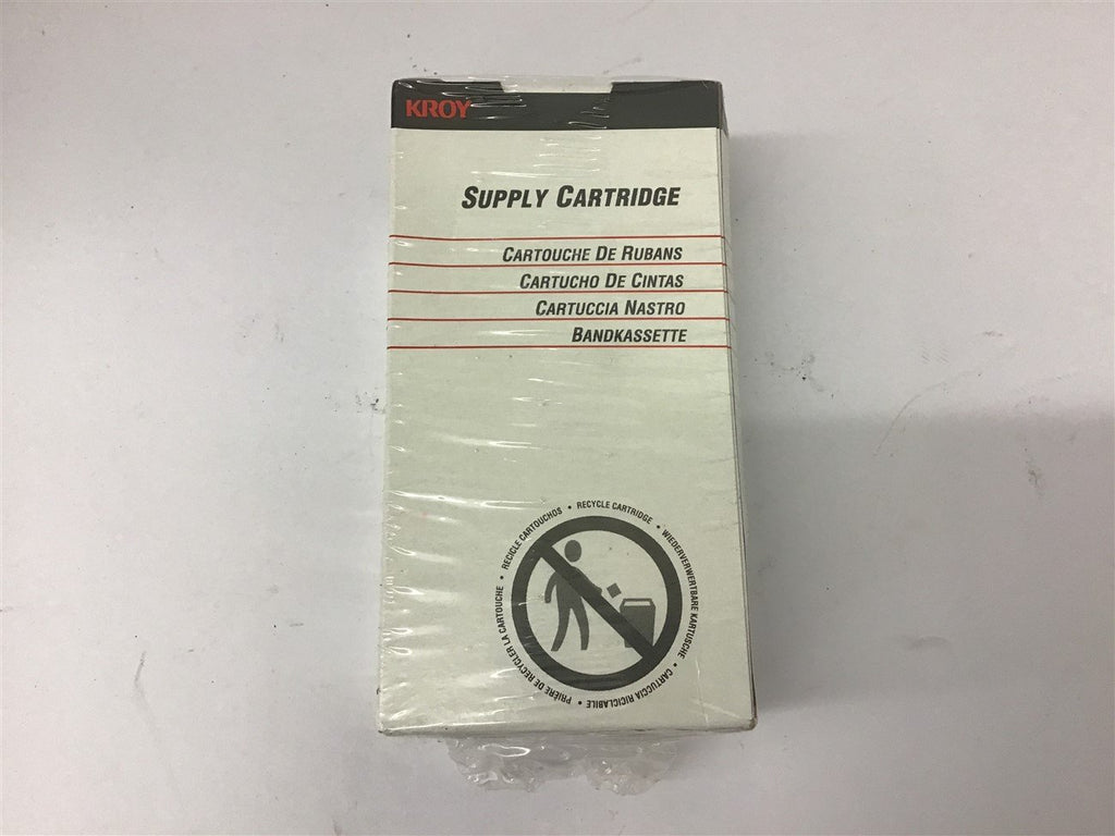 Kroy Supply Cartridge 1/4" White Shrink Tube 2470021