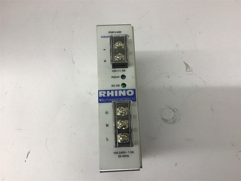 Automation Direct PSB12-060 power Supply 100-240 Volt Input 12V Ouput