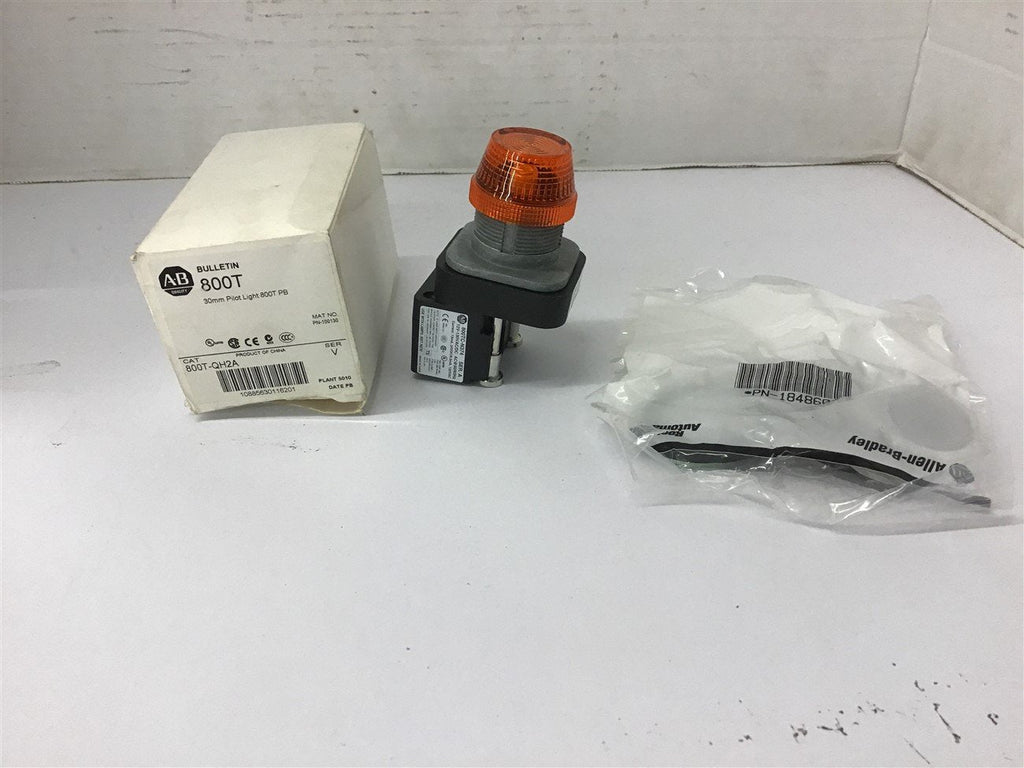 Allen-Bradley 800T-QH2A 30MM Pilot light Amber
