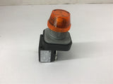 Allen-Bradley 800T-QH2A 30MM Pilot light Amber