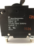 Tyco Electronics W92-X112-30 30 Amp Circuit Breaker 2 Pole 277 Volts