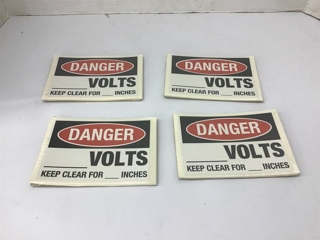 Rewder Volt and Clearance Labels Lots Of 4