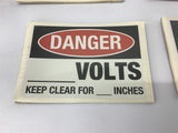 Rewder Volt and Clearance Labels Lots Of 4
