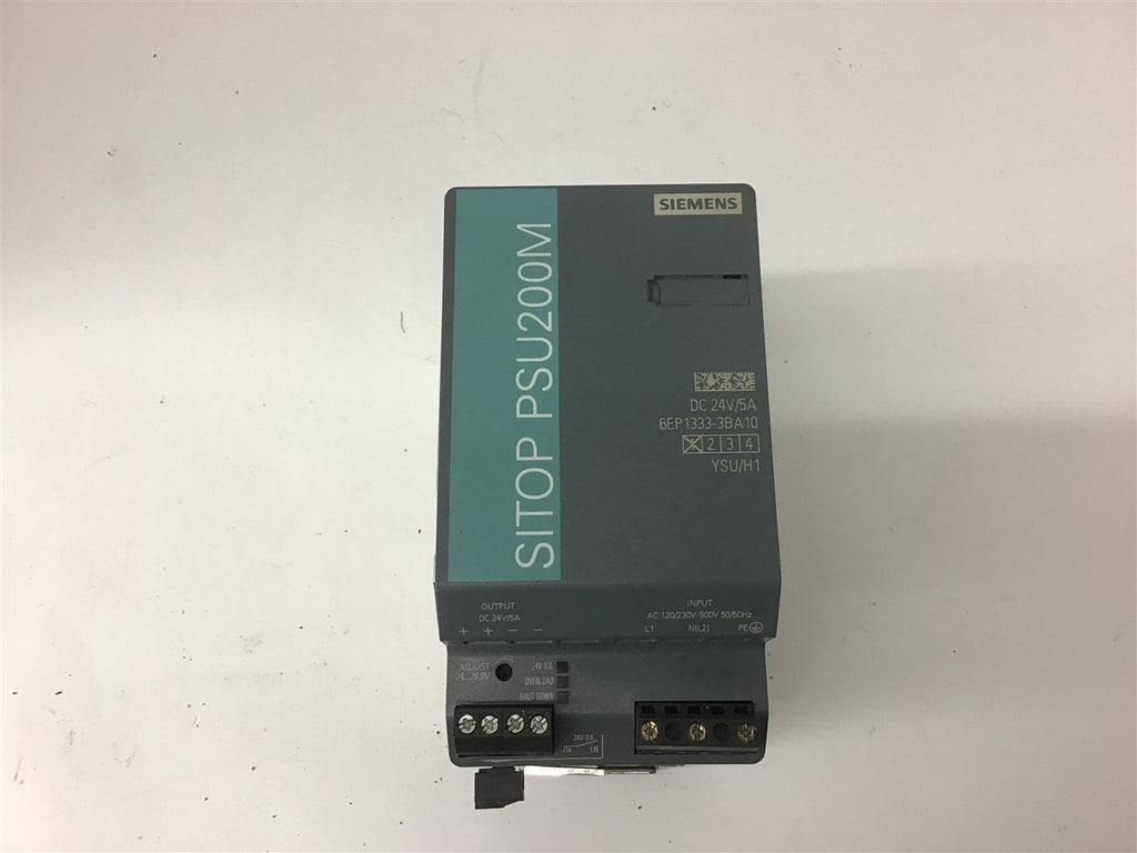 Siemens 6EP1333-3BA10 Power supply 120-230 Input