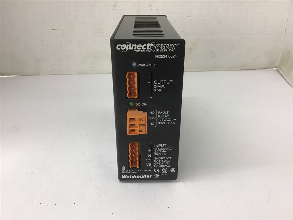 Weidmuller 992534 0024 Connect Power 115/230 volt Input