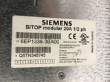 Siemens 6EP1336-3BA00 Sitop Modular 20A 1/2 PH