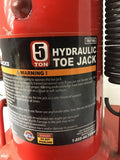 Torin Jacks TRJ7105 5 Ton Big Red Hydraulic Toe Jack