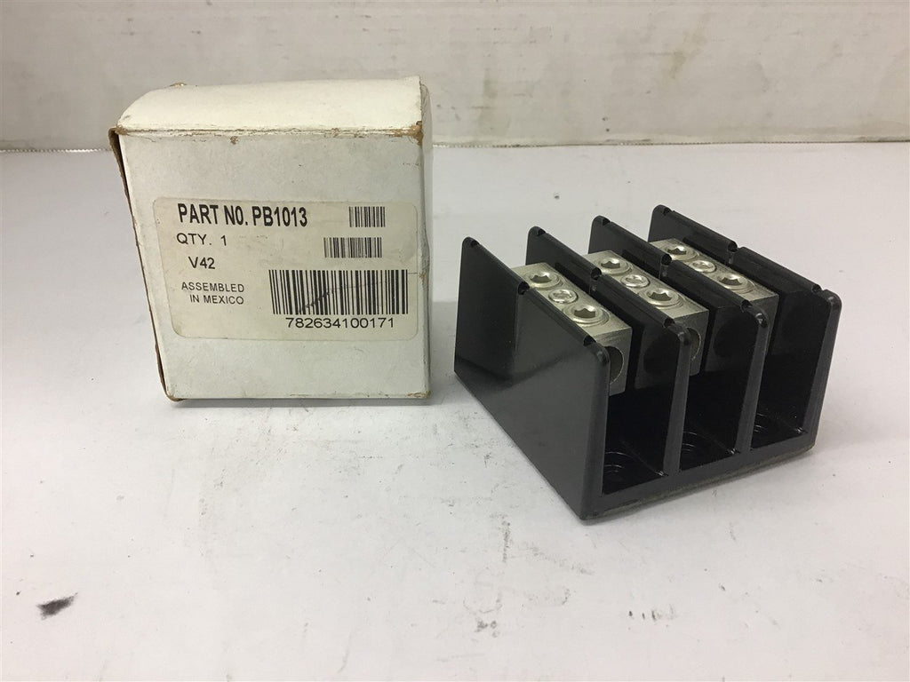 Edison PB1013 175 Amp 600 Volts Distribution Block 2/0-8 CU