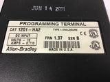 Allen Bradley 1201-HA2 Programming Terminal Type 1 Enclosure 12V 0.110 Amps