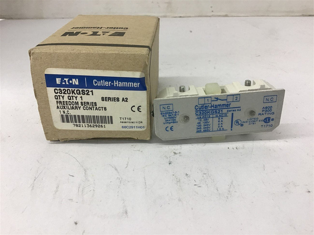 Eaton C320KGS21 Auxiliary Contact