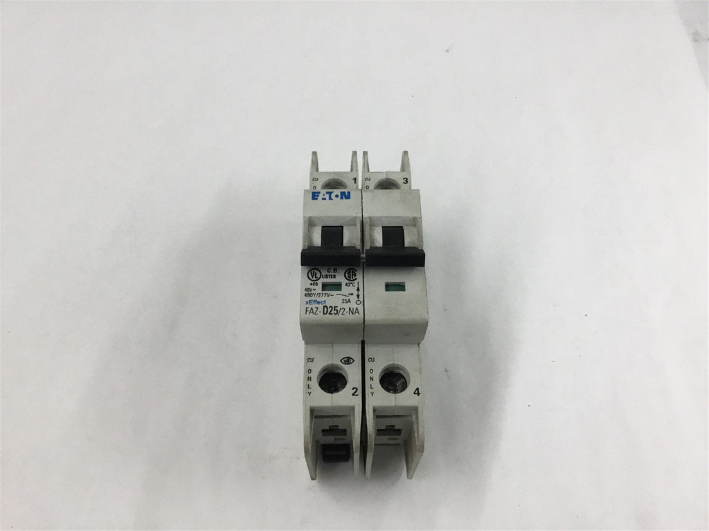 Eaton FAZ-D25/2-NA Circuit Breaker 2 Pole 25 Amp