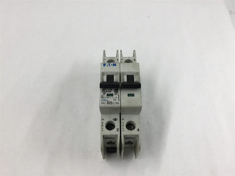 Eaton FAZ-D25/2-NA Circuit Breaker 2 Pole 25 Amp