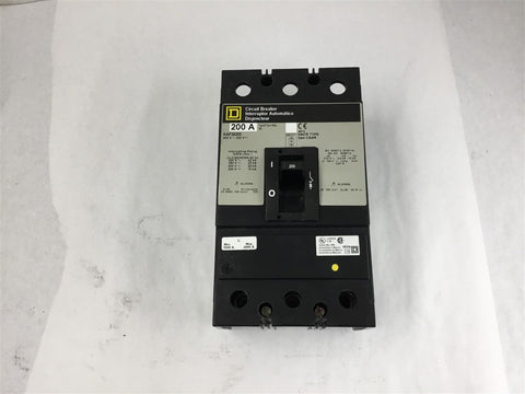 Square D KAP36200 200 Amp Circuit Breaker 600 Volts