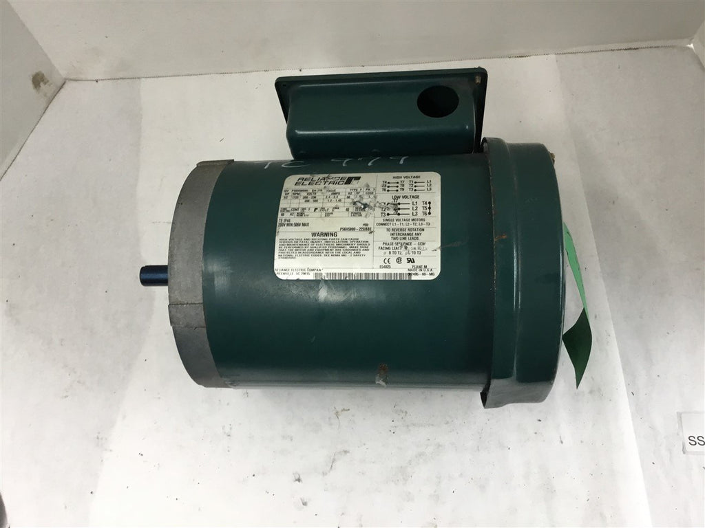 Reliance P56H5069H 1/2 Hp AC Motor 208-230/460 volts 1800 Rpm 4P