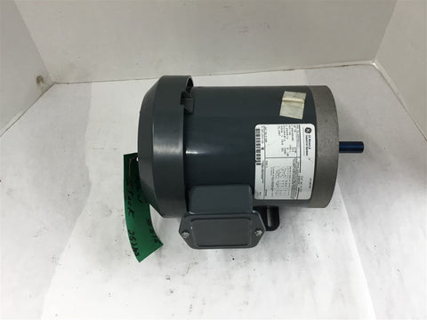 GE 5K49MN6021 1/2 HP AC Motor 208-230/460 volts 1200 Rpm 6P 56c Frame