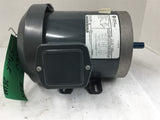 GE 5K49MN6021 1/2 HP AC Motor 208-230/460 volts 1200 Rpm 6P 56c Frame