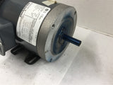 GE 5K49MN6021 1/2 HP AC Motor 208-230/460 volts 1200 Rpm 6P 56c Frame