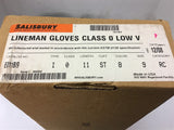 Salisbury E011B/10 Lineman Gloves, Size 9