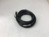 Banner Quick Disconnect Cable, 4-Pin Straight Connector, 15ft, Nickel-plated