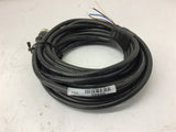 Banner Quick Disconnect Cable, 4-Pin Straight Connector, 15ft, Nickel-plated