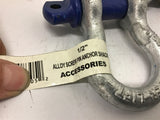 Peerless 8058503 1/2" Peer-Lift Alloy Screw Pin Anchor Shackle