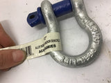 Peerless 8058503 1/2" Peer-Lift Alloy Screw Pin Anchor Shackle