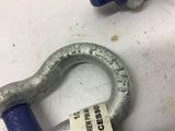 Peerless 8058503 1/2" Peer-Lift Alloy Screw Pin Anchor Shackle