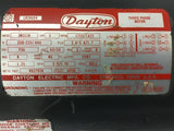 Dayton 3N012H 1 HP AC Motor 208-220/440 Volts 1800 Rpm 4P