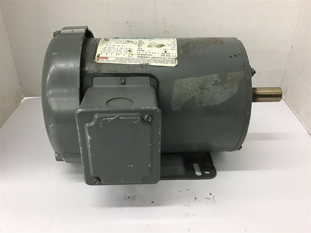 Marathon SVA145TTFR5376AA 1 HP AC Motor 208-230/460 V 1150 Rpm 6P 145T Fr
