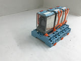 Releco C2-A20 Relay with Bases Lot of 3