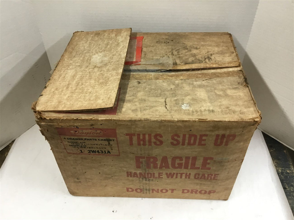 Dayton 4 Drawer Parts Cabinet 2W431A