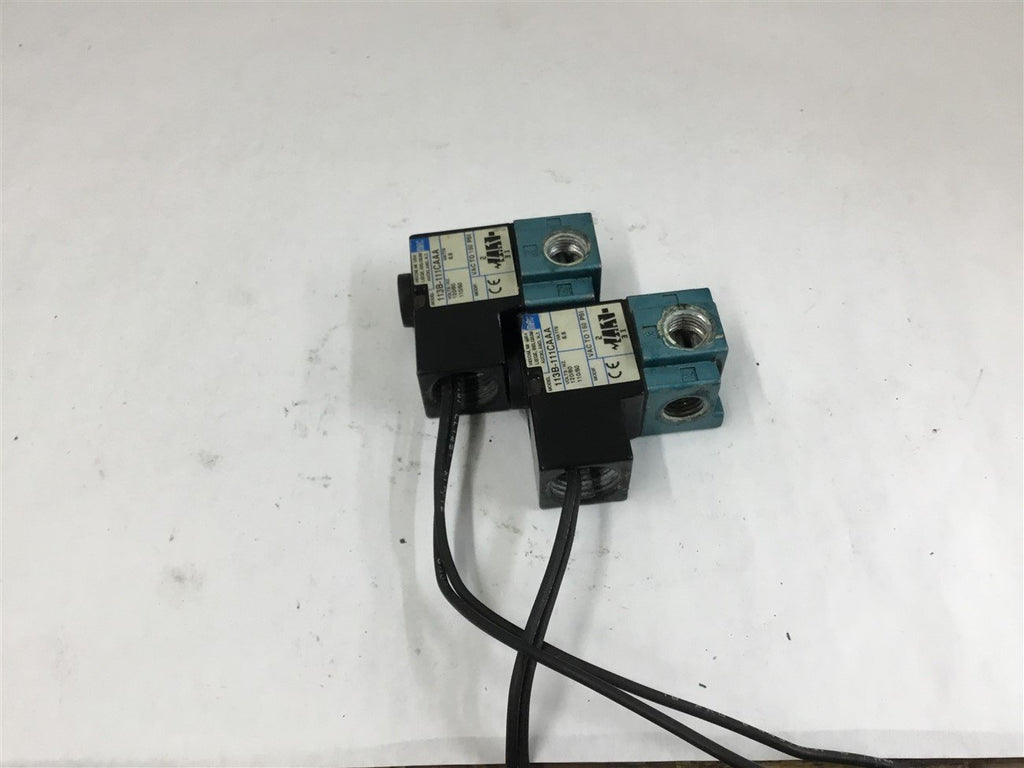 Mac Valve 113B-11CAAA 6.8 Watts 150 psi Solenoid valve Lot of 2