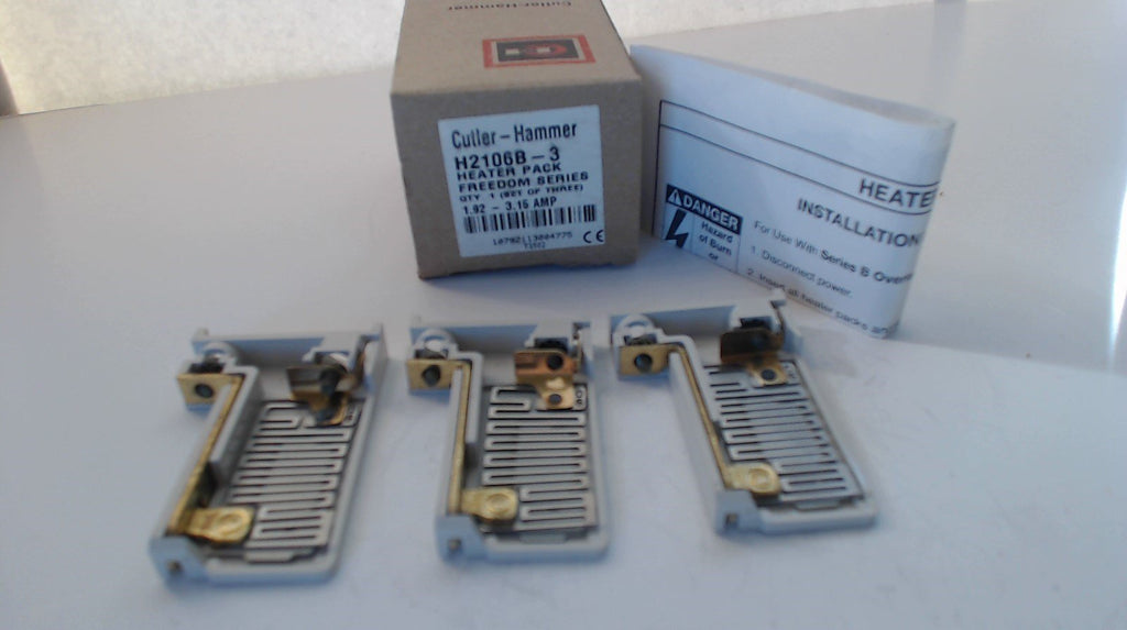 Cutler-Hammer Heater Pack - H2106B - Set Of 3 - Freedom Series - 1.92-3/15 Amp
